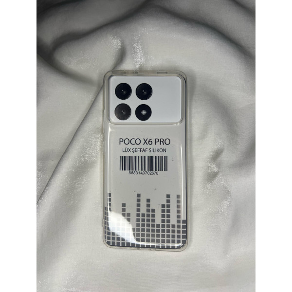 Xiaomi Poco X6 Pro Kılıf Lüx Şeffaf Silikon