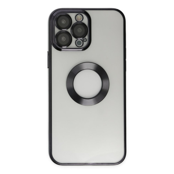 iPhone 14 Pro Kılıf Slot Silikon - Siyah