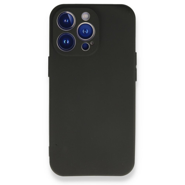 iPhone 14 Pro Max Kılıf First Silikon - Siyah