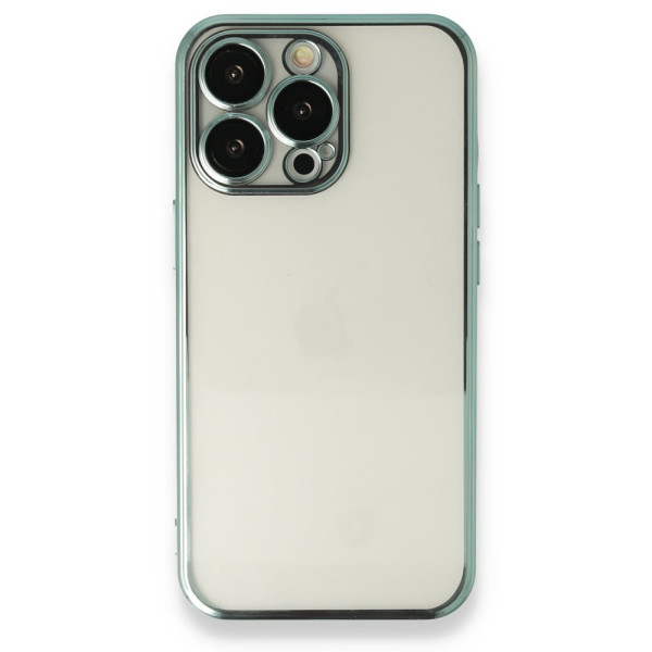 iPhone 14 Pro Max Kılıf Razer Lensli Silikon - Yeşil