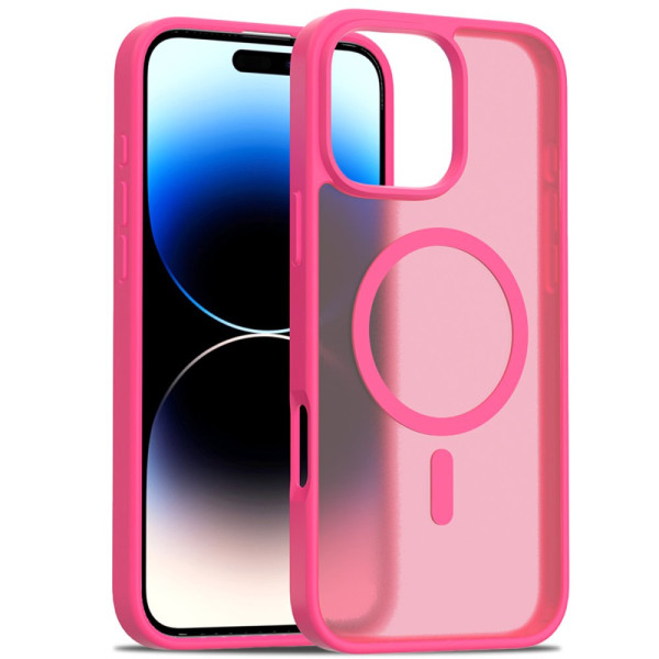 iPhone 16 Pro Jota Magsafe Kapak - Rose