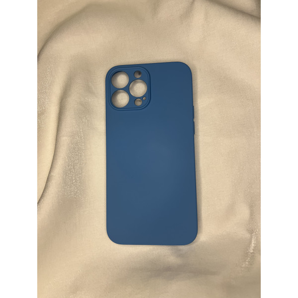 iPhone 13 Pro Max Kılıf Nano içi Kadife Silikon - Lacivert