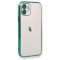 iPhone 11 Kılıf Razer Lensli Silikon - Yeşil