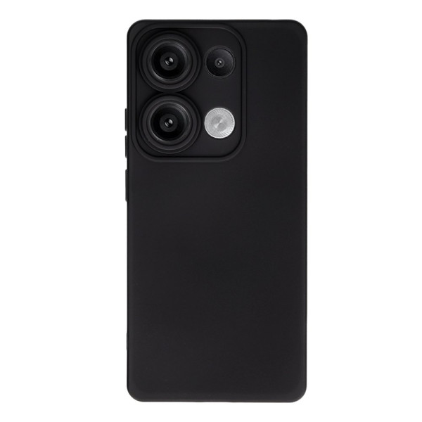 Xiaomi Redmi Note 13 Pro 4G Kılıf Nano içi Kadife Silikon - Siyah