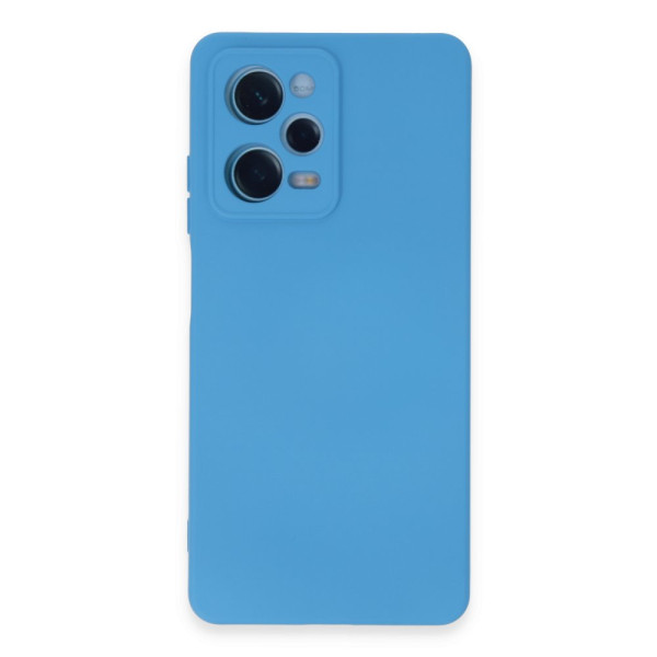 Xiaomi Redmi Note 12 Pro 5G Kılıf Nano içi Kadife Silikon - Mavi