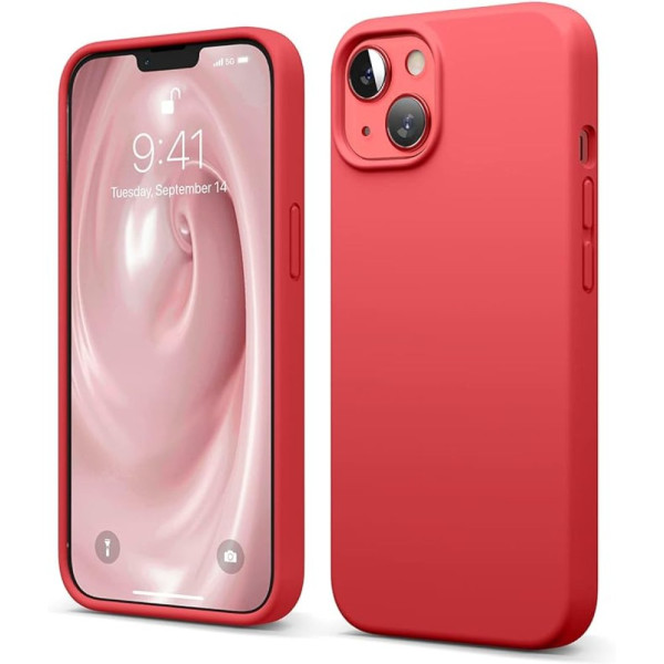 iPhone 13 Kılıf First Silikon - Kırmızı