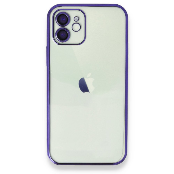 iPhone 11 Kılıf Razer Lensli Silikon - Mor