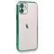 iPhone 12 Kılıf Razer Lens Koruyucu Silikon - Yeşil