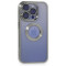 iPhone 15 Pro Max Kılıf Slot Silikon Lens Koruyucu - Gümüş