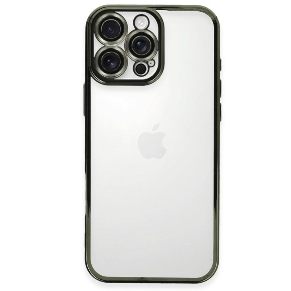 iPhone 16 Pro Kılıf Razer Lensli Silikon - Yeşil