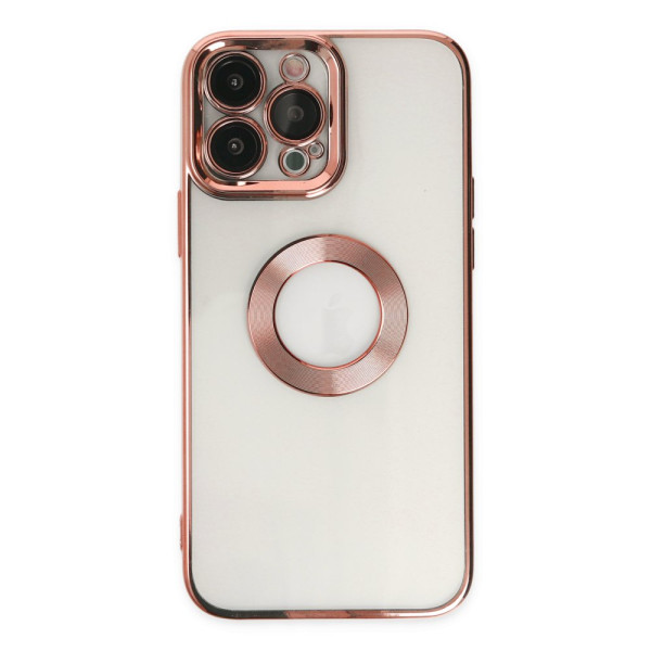 iPhone 14 Pro Kılıf Slot Silikon - Rose Gold