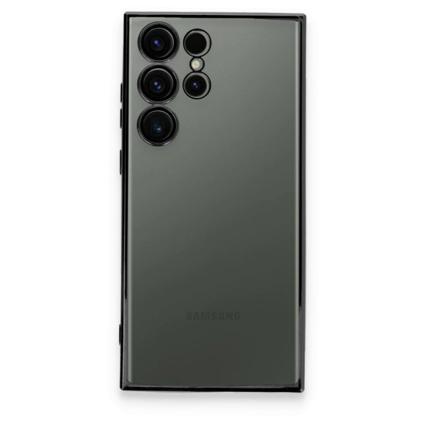 Samsung Galaxy S24 Ultra Kılıf Razer Lens Koruyucu Silikon - Açık Mavi