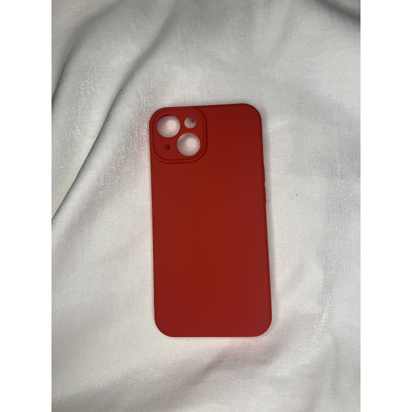 iPhone 13 Kılıf First Silikon - Kırmızı