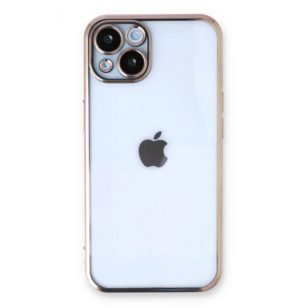 iPhone 13 Kılıf Razer Lensli Silikon - Gold