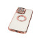 iPhone 14 Pro Kılıf Slot Silikon - Rose Gold
