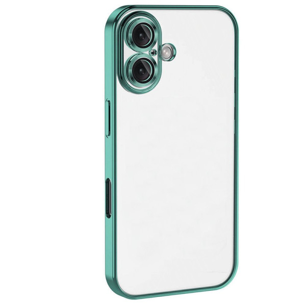 iPhone 16 Kılıf Razer Lens Koruyucu Silikon - Turkuaz