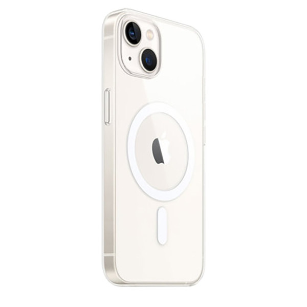 iPhone 15 Kılıf Magneticsafe Şeffaf Silikon - Şeffaf