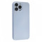 iPhone 13 Pro Kılıf Nano içi Kadife Silikon - Sky Blue