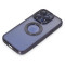 iPhone 15 Pro Max Kılıf Slot Silikon Lens Koruyucu- Mor