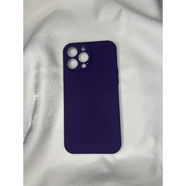iPhone 13 Pro Max Kılıf Nano içi Kadife Silikon - Mor