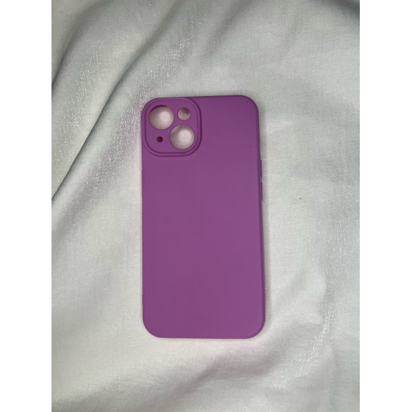 iPhone 13 Kılıf First Silikon - Lila