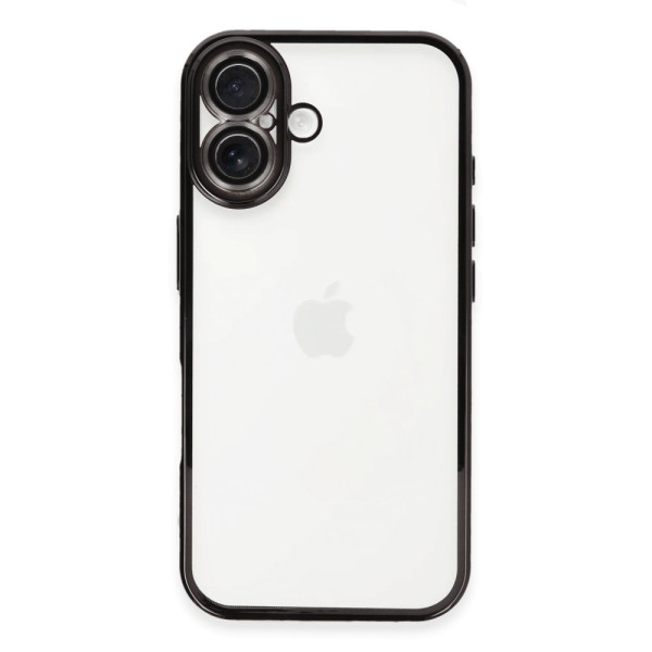 iPhone 16 Kılıf Razer Lens Koruyucu Silikon - Siyah