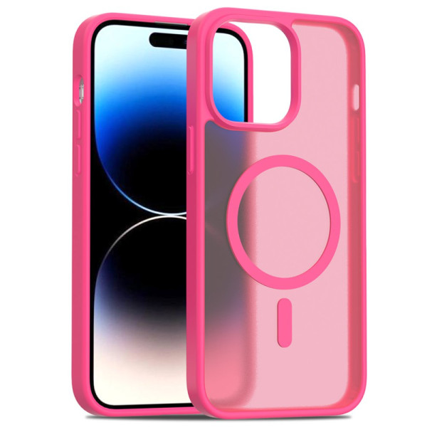 iPhone 14 Pro Max Jota Magsafe Kapak - Rose