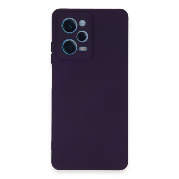 Xiaomi Redmi Note 12 Pro 5G Kılıf Nano içi Kadife Silikon - Mor