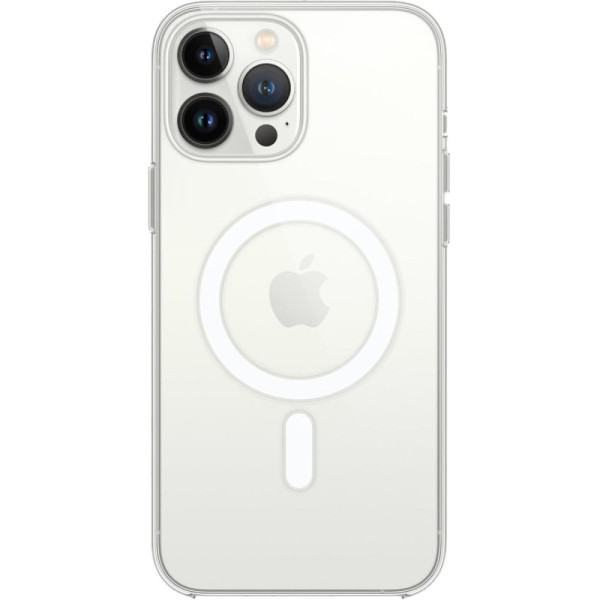 iPhone 14 Pro Max Kılıf Magneticsafe Şeffaf Silikon - Şeffaf