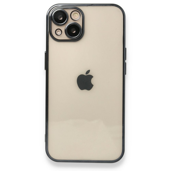 iPhone 13 Kılıf Razer Lens Koruyuculu Silikon - Siyah