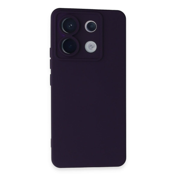 Xiaomi Poco X6 Kılıf Nano içi Kadife Silikon - Mor