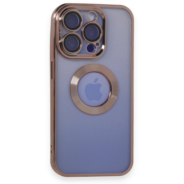 iPhone 15 Pro Kılıf Slot Silikon - Rose Gold