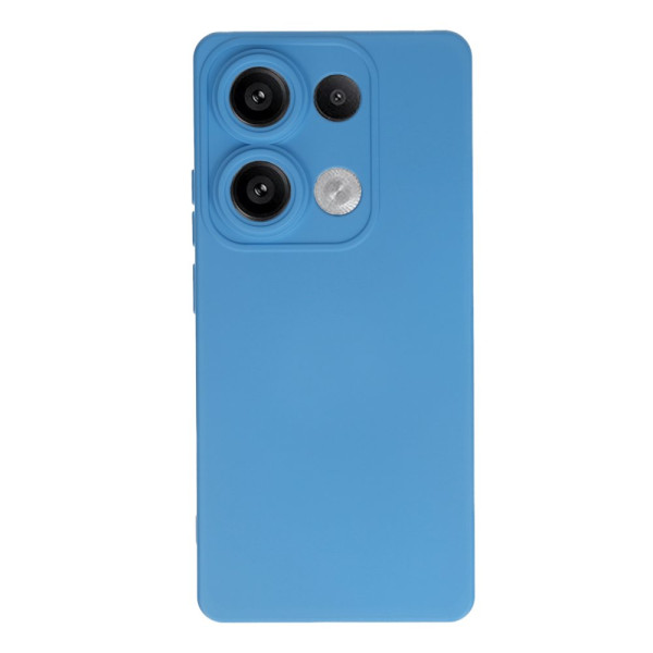 Xiaomi Redmi Note 13 Pro 4G Kılıf Nano içi Kadife Silikon - Mavi