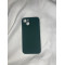 iPhone 13 Kılıf First Silikon - Koyu Yeşil