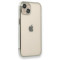 iPhone 13 Kılıf Razer Lensli Silikon - Gümüş