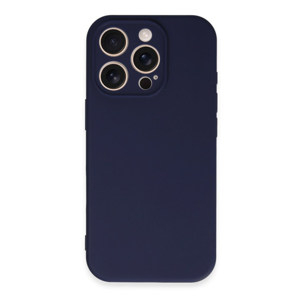 iPhone 16 Pro Kılıf First Silikon - Lacivert